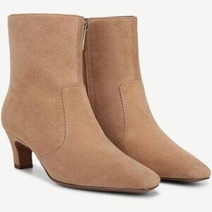 Franco Sarto Alexandria Suede Ankle Boots Size 6 Pastoral Taupe Brown Color